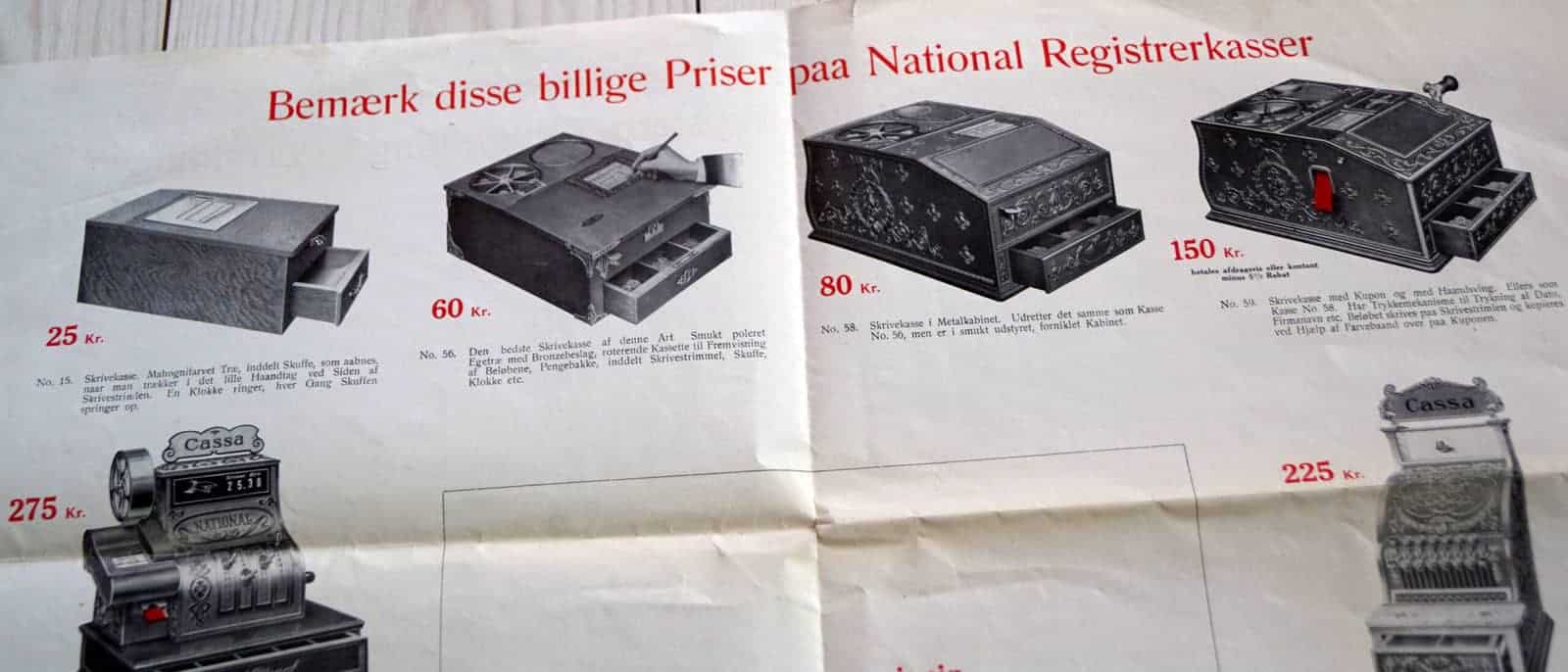National Cash Register Co Dansk Salgsbrochure