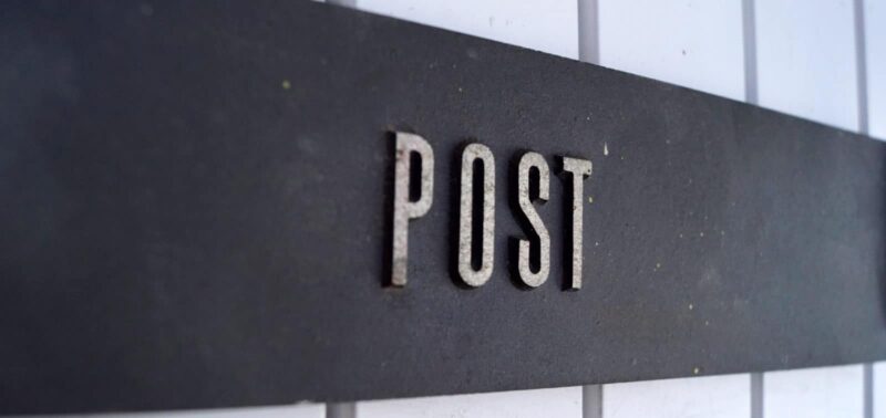 Post skilt