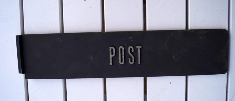 Post skilt