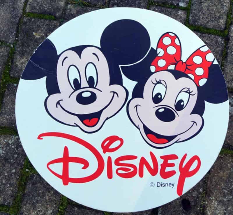 Disney Mickey Minnie papskilt