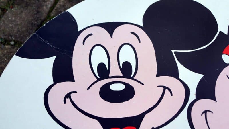 Disney Mickey Minnie papskilt