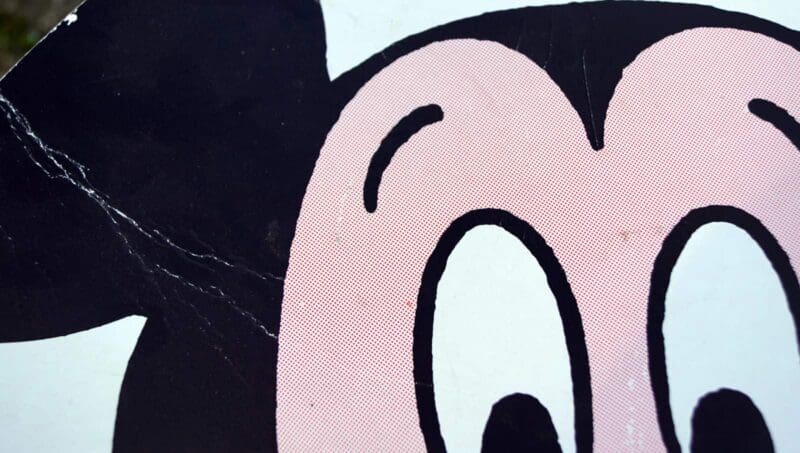 Disney Mickey Minnie papskilt