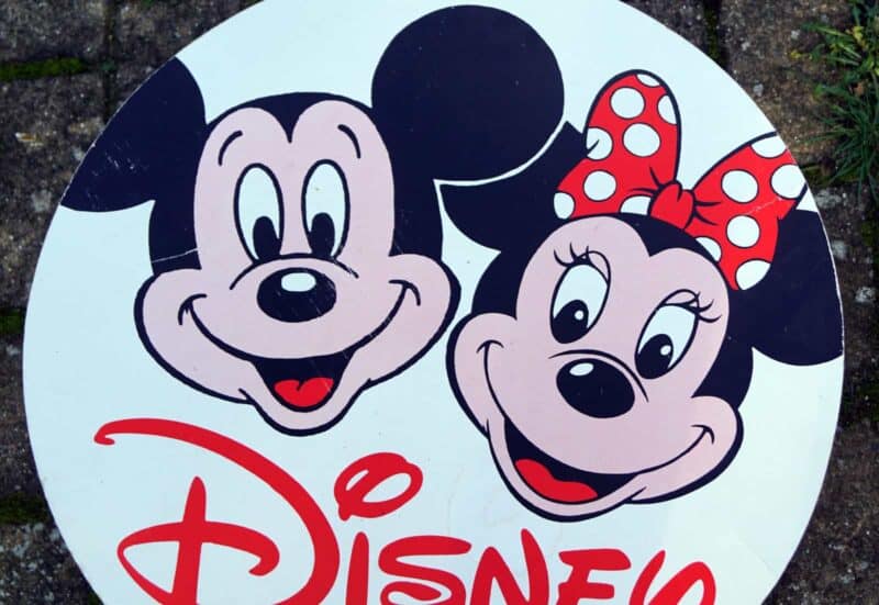 Disney Mickey Minnie papskilt