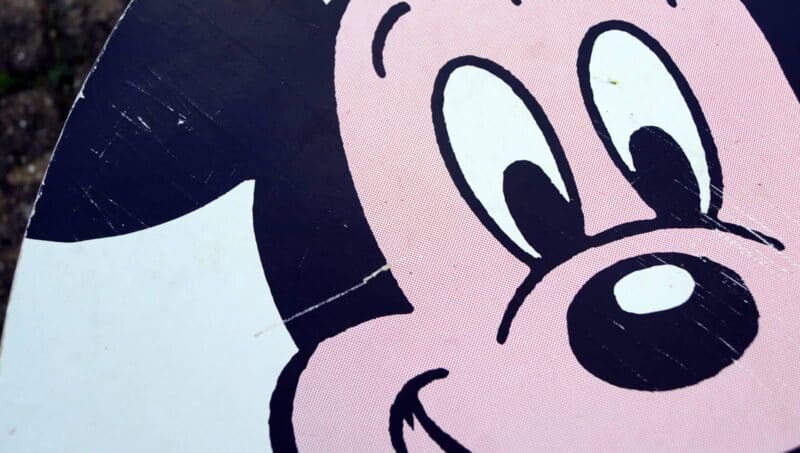 Disney Mickey Minnie papskilt