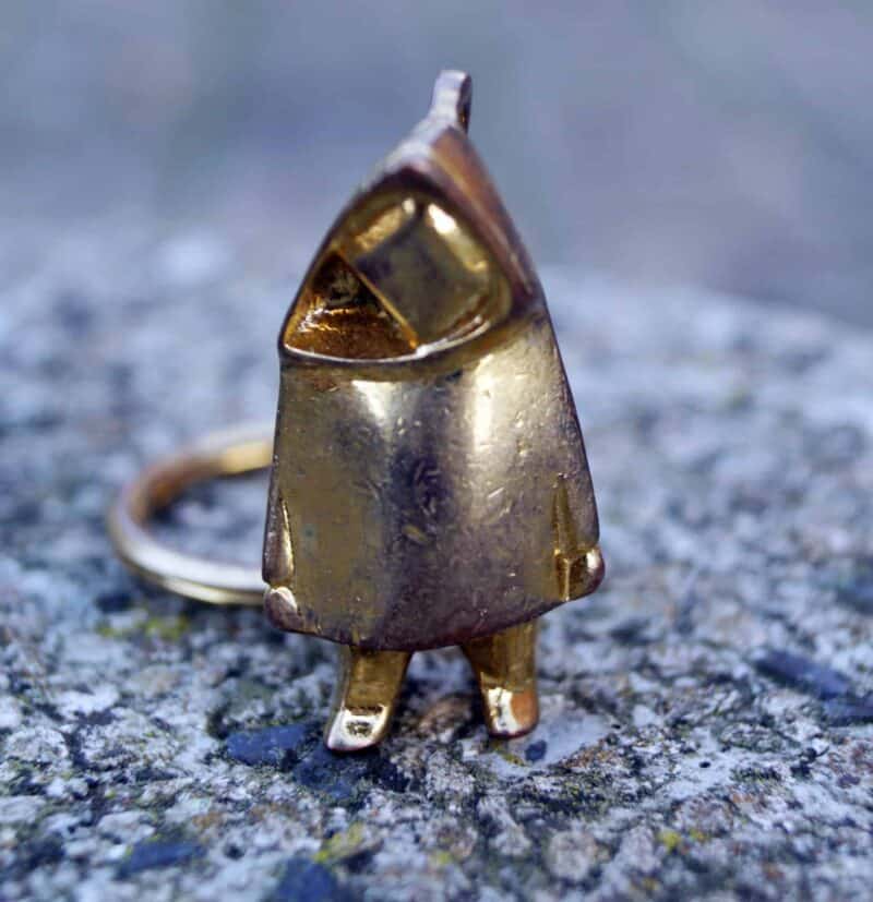 Ældre nøgleringsfigur fra Grønland. Inuit