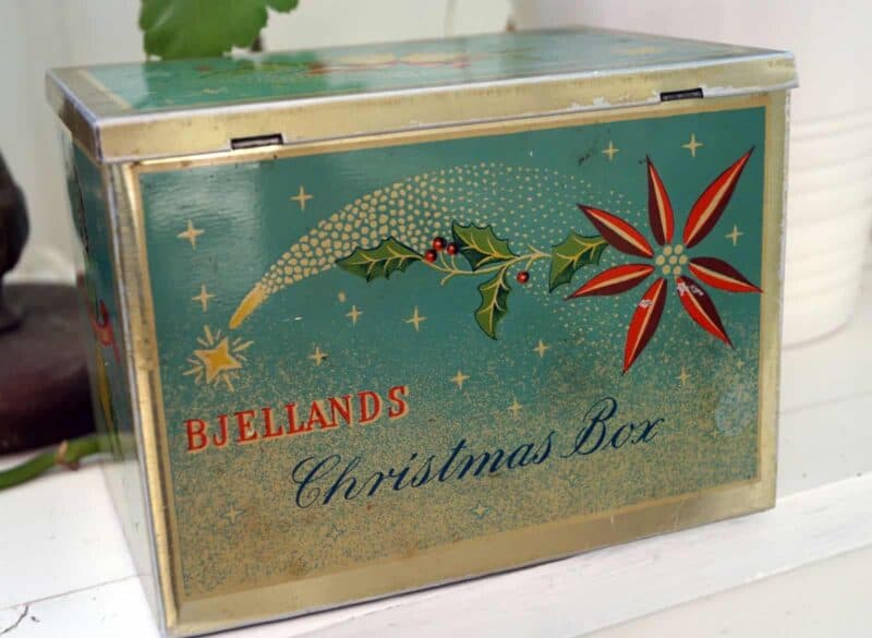 Bjellands Juleskrin blikdåse