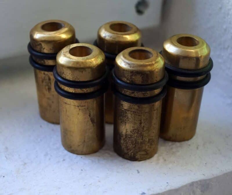 Dørstopper i massiv messing