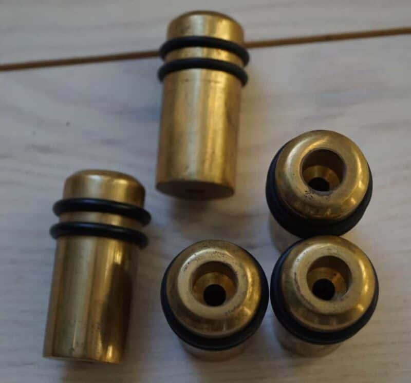 Dørstopper i massiv messing