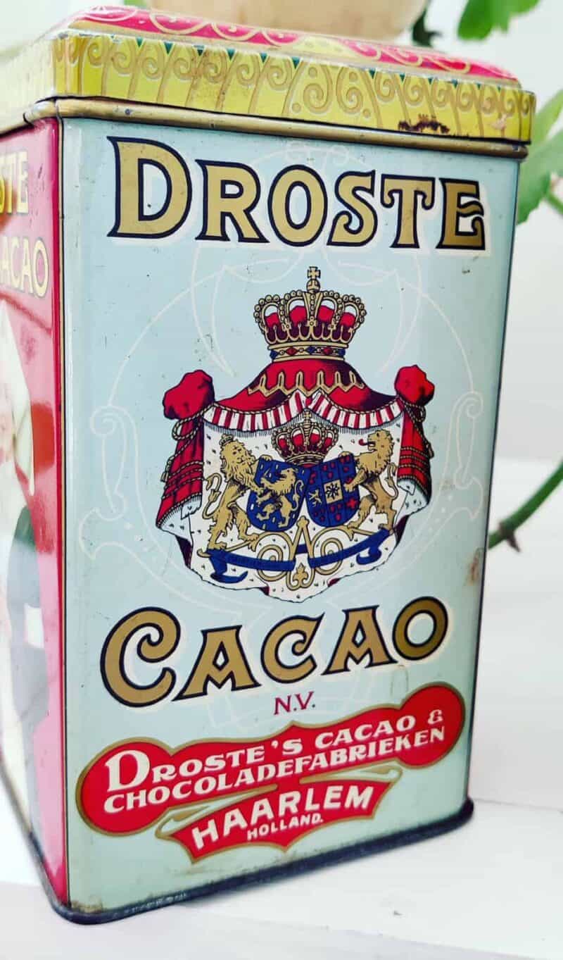 Droste Cacaodåse i blik