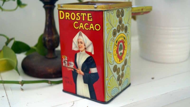 Droste Cacaodåse i blik