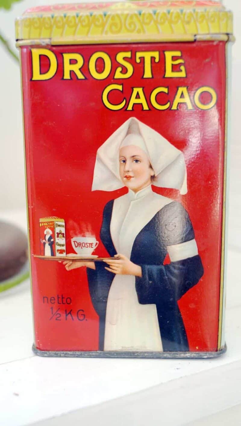 Droste Cacaodåse i blik