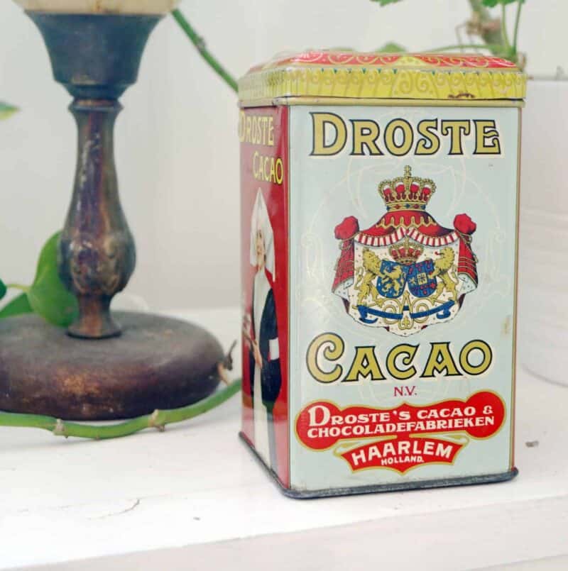 Droste Cacaodåse i blik