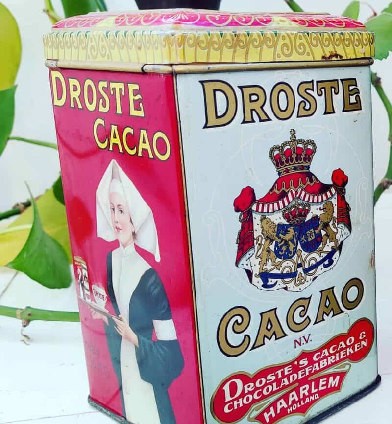 Droste Cacaodåse i blik