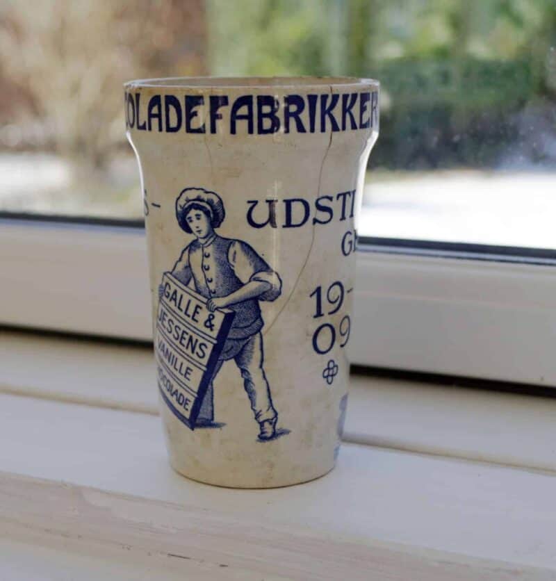 Galle og Jessen chokoladefabrikker krus