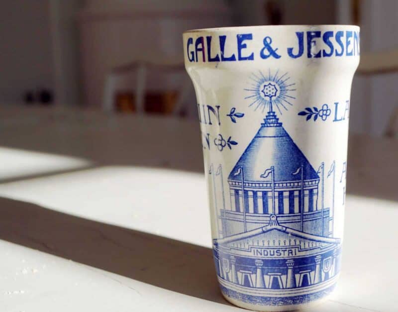 Galle og Jessen chokoladefabrikker krus