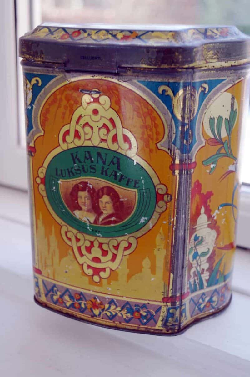 Kana luxus kaffe. Kaffedåse