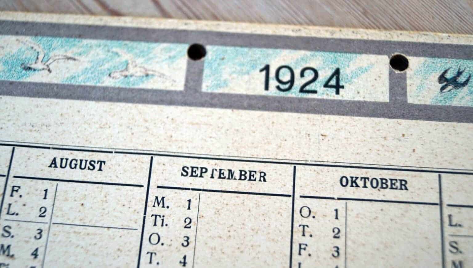 Maskinfabriken CULTUS AS Holbæk. Kalender 1924 – Finurlium