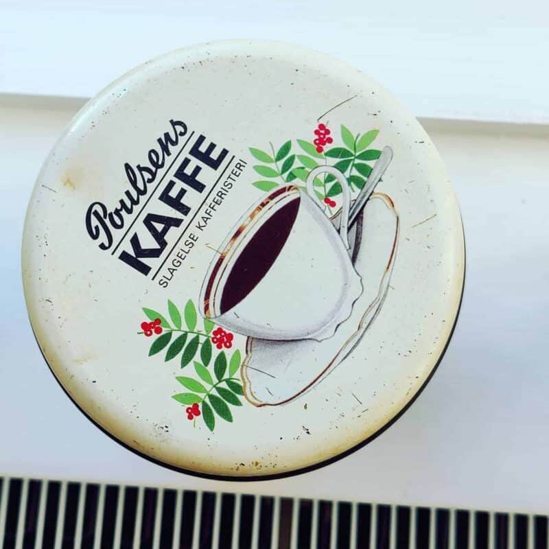 Poulsen Kaffedåse fra Slagelses Kafferisteri