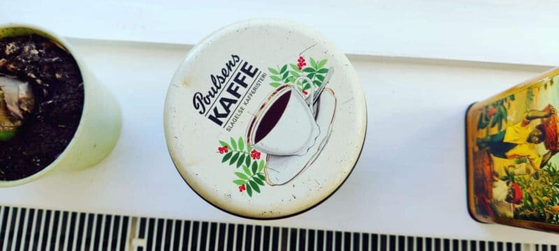 Poulsen Kaffedåse fra Slagelses Kafferisteri