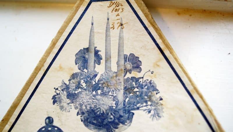 Blomsteropsats Mrk. "Vendor" med plads til 3 lys