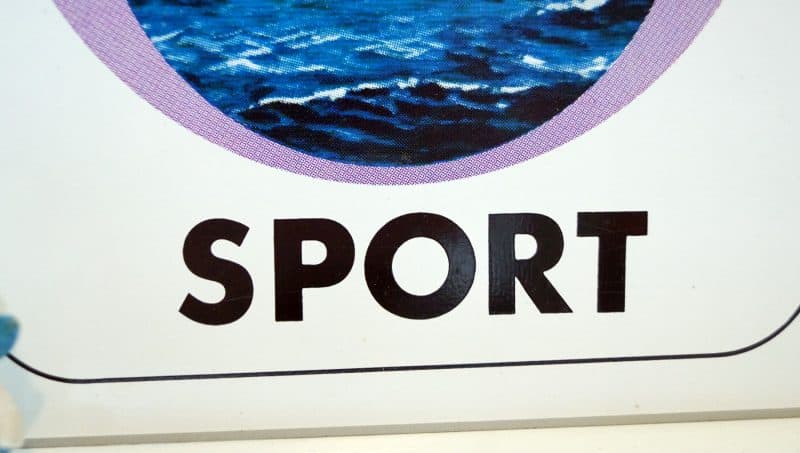 Holbæk mineralvandfabrik SPORT kasseskilt