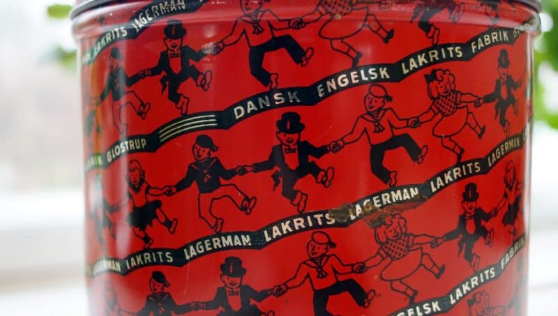 Lagerman Lakrits Glostrup - Mellemstor blikdåse til slik