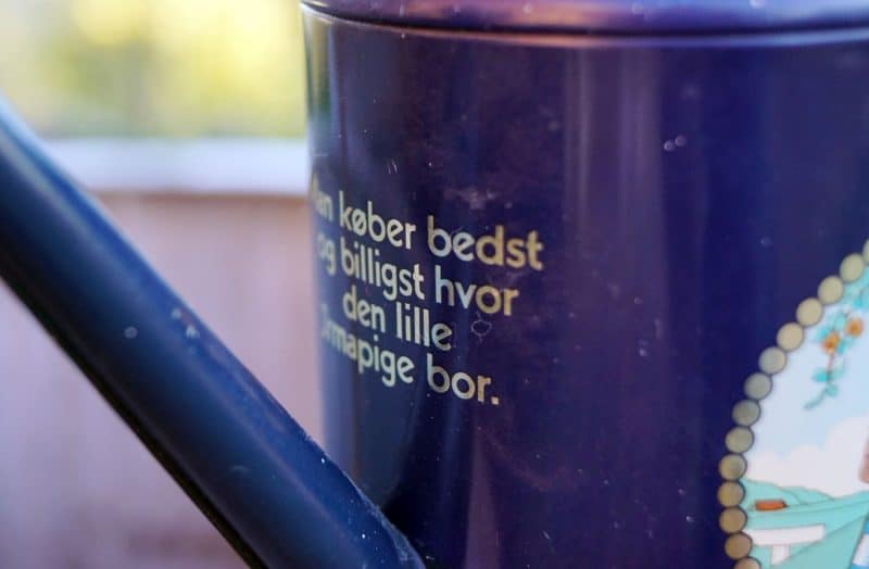 Irma lille vandkande i blik