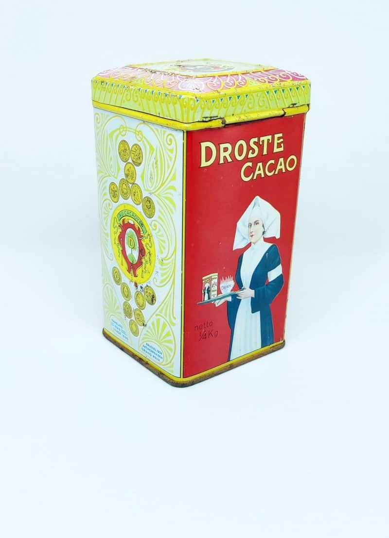 Lille Droste cacacodåse. 12,5 cm høj