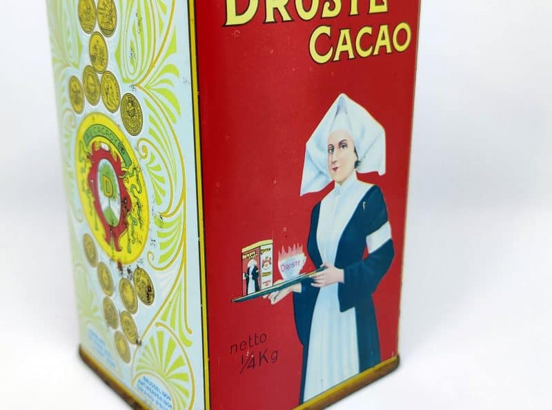 Lille Droste cacacodåse. 12,5 cm høj