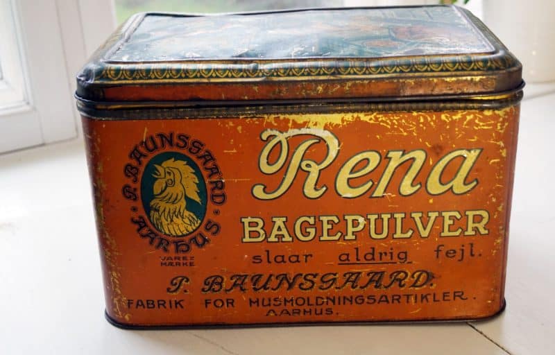 Rena Bagepulver Stor købmandsdåse