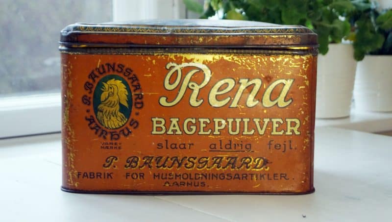 Rena Bagepulver Stor købmandsdåse
