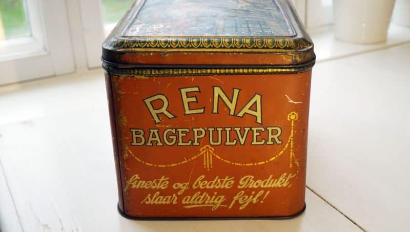 Rena Bagepulver Stor købmandsdåse