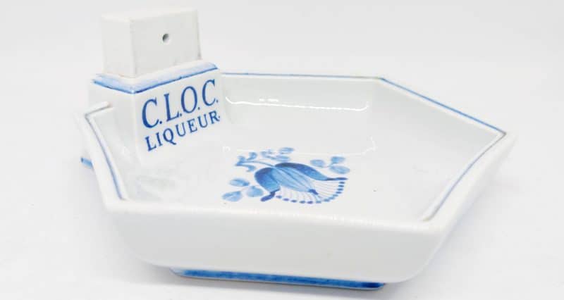 C. L. O. C Liqueur Askebærger med tændstiksholder