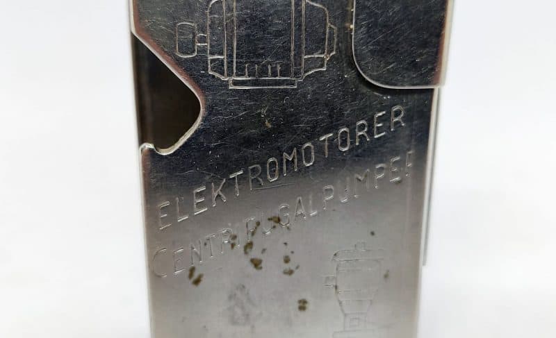 Tændstiksholder DAE Odense Tlf 1423. Elektromotorer Centrifugalpumpe