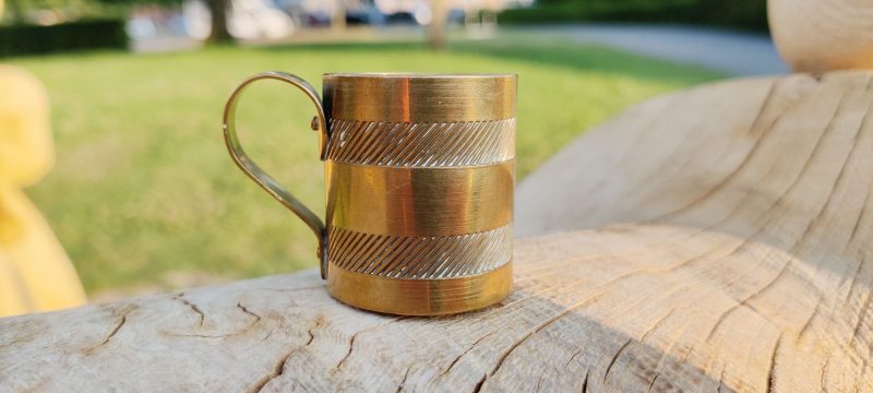 Kaffemål i messing