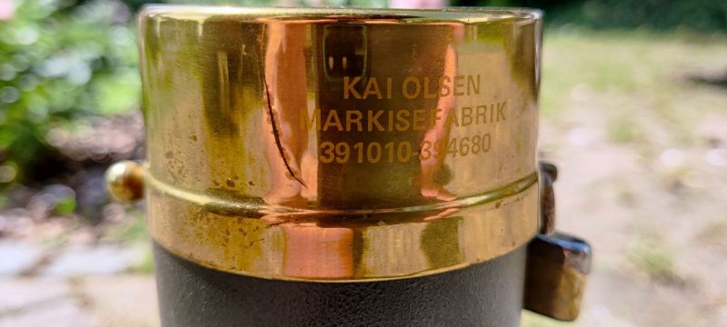 Sparebøsse fra Kai Olsen Markisefabrik