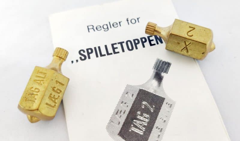 Spilletoppen snurretop af Toftemark
