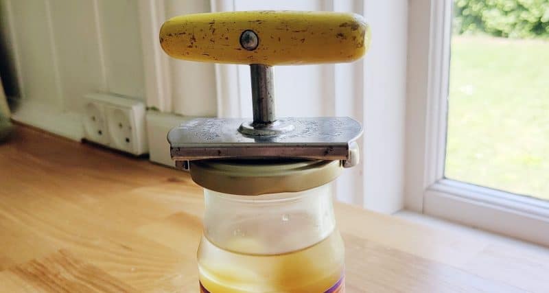 Top-Off jar & Bottles screw top opener. Glas/konserves åbner