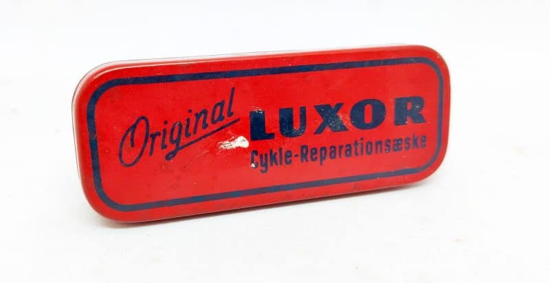 Original Luxor cykle-Reparationsæske med indhold