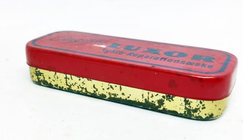 Original Luxor cykle-Reparationsæske med indhold