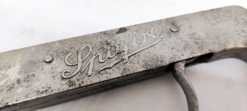 Legetøjspistoli blik. Mrk. Spitfire fra D. R. G. M. Made in Germany
