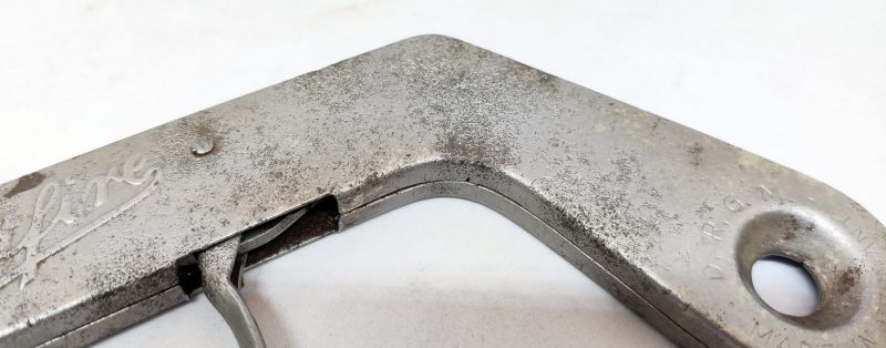 Legetøjspistoli blik. Mrk. Spitfire fra D. R. G. M. Made in Germany