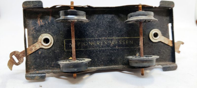 Togvogn Shell - bliktog - Pionerexpressen