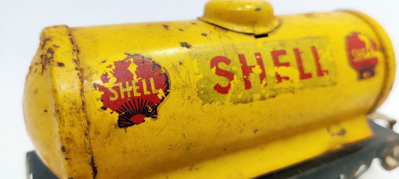 Togvogn Shell - bliktog - Pionerexpressen