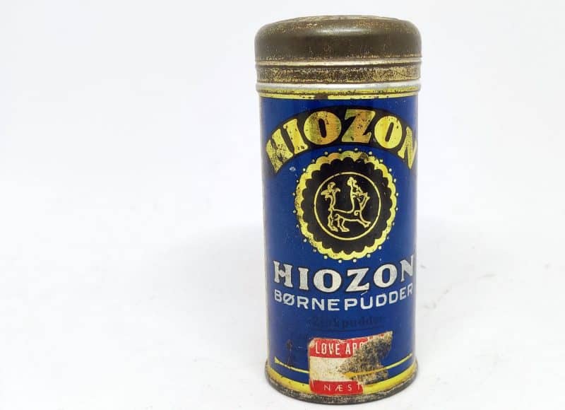 Blikdåse med Hiozon Børnepudder (med indhold) - Løve Apoktek