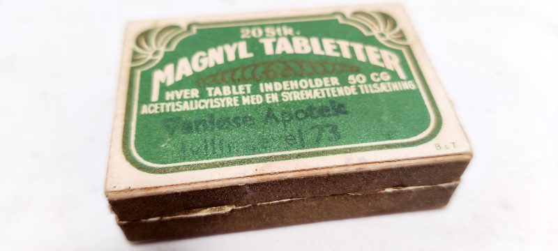 Magnyl tabletter, 20 stk. i papæske fra Vanløse Apotek