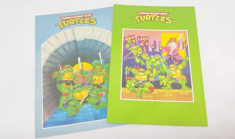 Teenage Mutant Ninja Turtles postkort 2 stk fra 1991