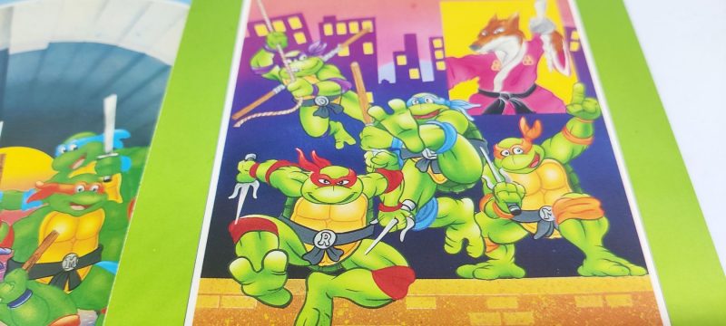 Teenage Mutant Ninja Turtles postkort 2 stk fra 1991