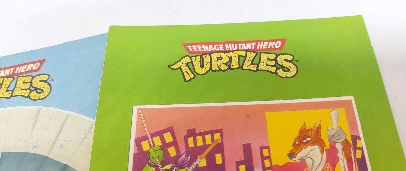Teenage Mutant Ninja Turtles postkort 2 stk fra 1991