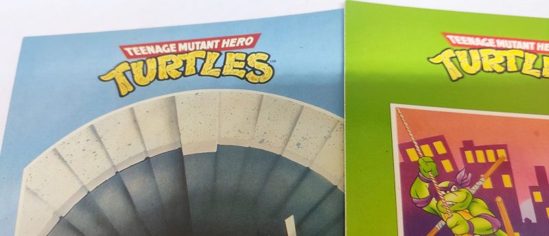 Teenage Mutant Ninja Turtles postkort 2 stk fra 1991